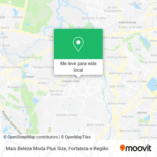 Mais Beleza Moda Plus Size mapa