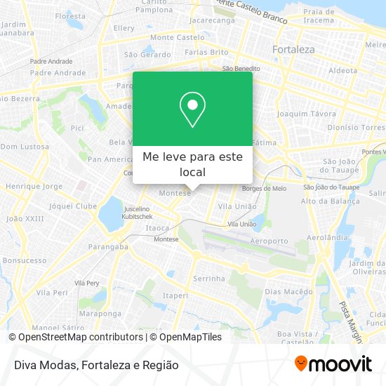 Diva Modas mapa