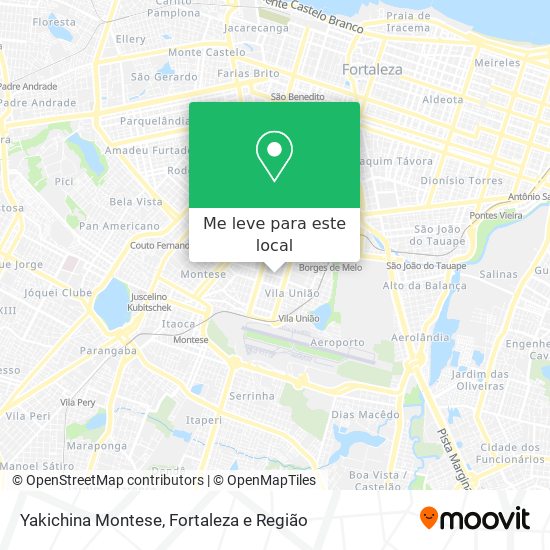 Yakichina Montese mapa