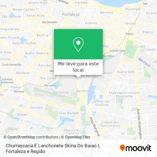 Churrascaria E Lanchonete Skina Do Baiao I mapa