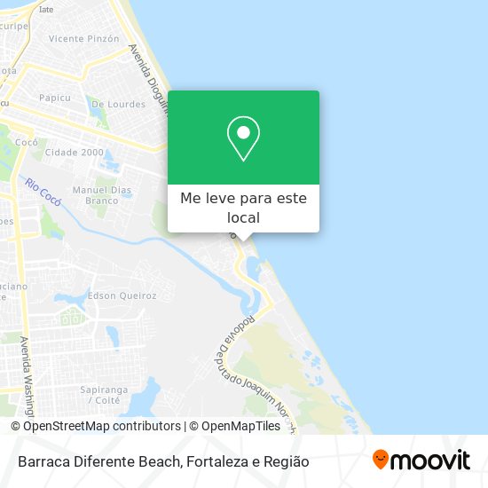 Barraca Diferente Beach mapa