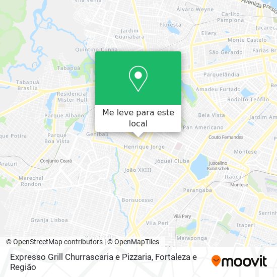 Expresso Grill Churrascaria e Pizzaria mapa