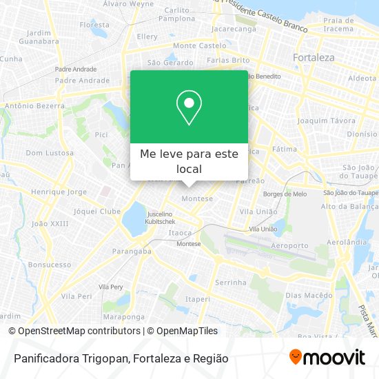 Panificadora Trigopan mapa