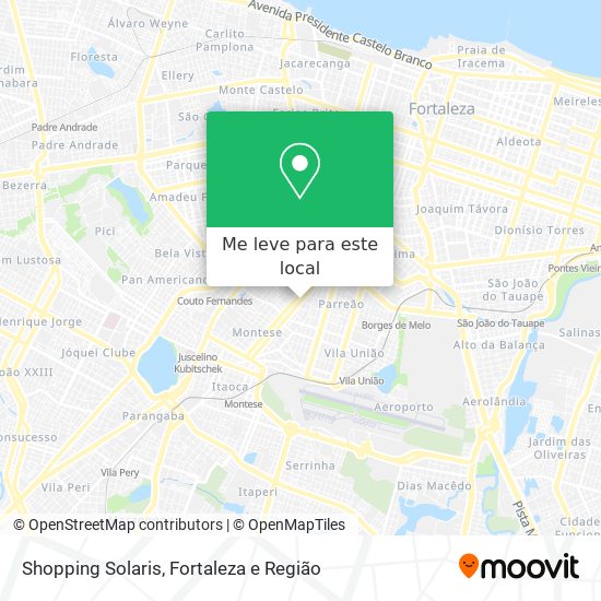Shopping Solaris mapa