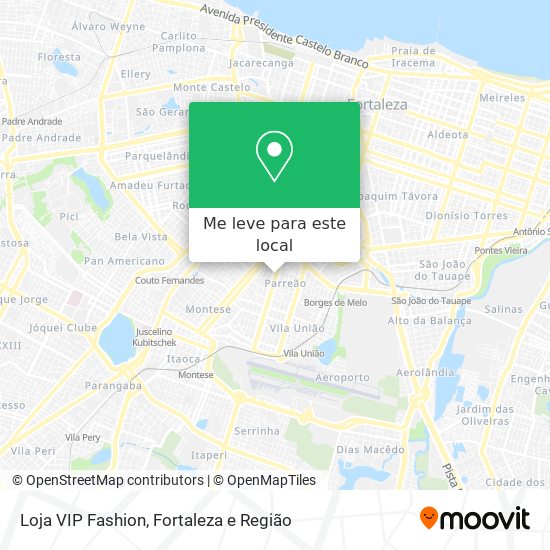 Loja VIP Fashion mapa