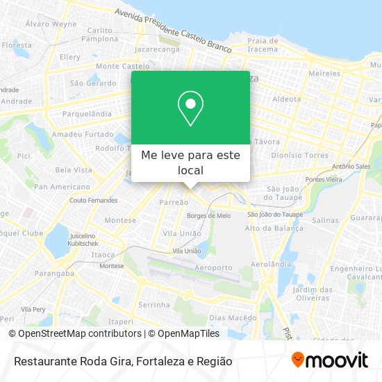 Restaurante Roda Gira mapa