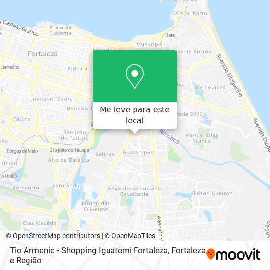 Tio Armenio - Shopping Iguatemi Fortaleza mapa