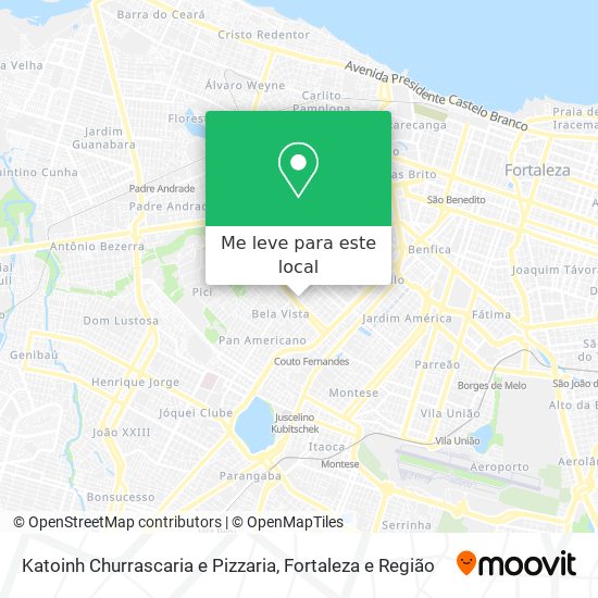 Katoinh Churrascaria e Pizzaria mapa