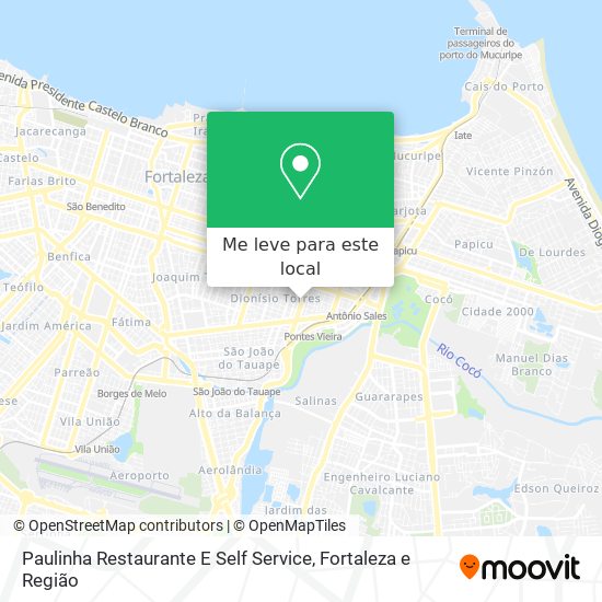 Paulinha Restaurante E Self Service mapa