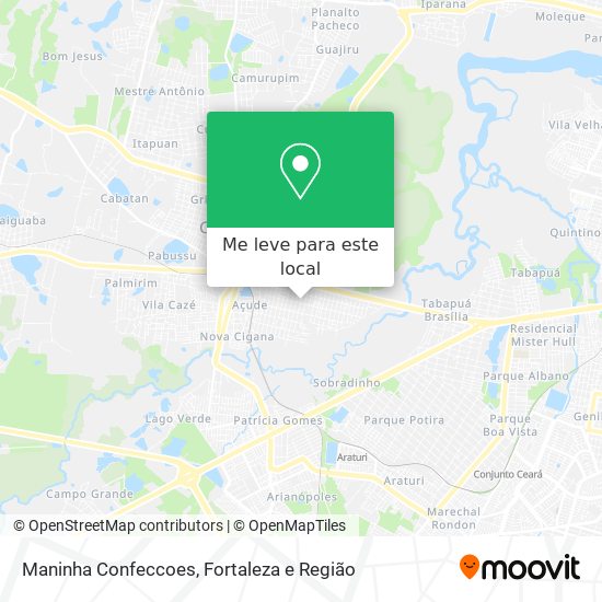 Maninha Confeccoes mapa