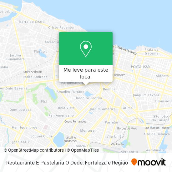 Restaurante E Pastelaria O Dede mapa