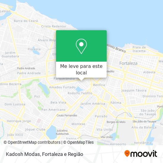 Kadosh Modas mapa