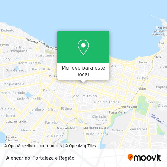 Alencarino mapa