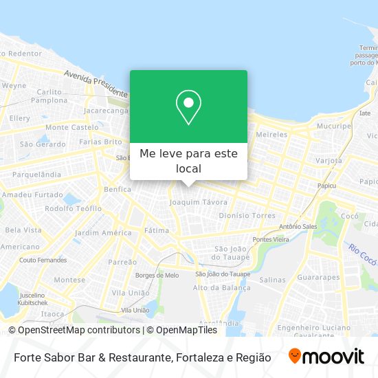 Forte Sabor Bar & Restaurante mapa