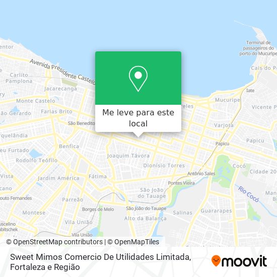Sweet Mimos Comercio De Utilidades Limitada mapa