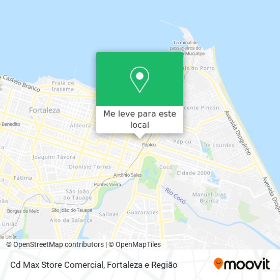 Cd Max Store Comercial mapa