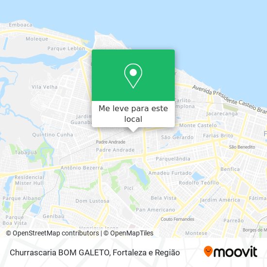 Churrascaria BOM GALETO mapa