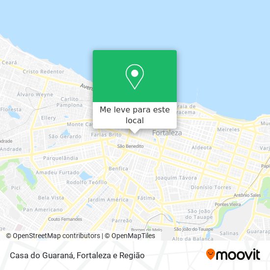 Casa do Guaraná mapa