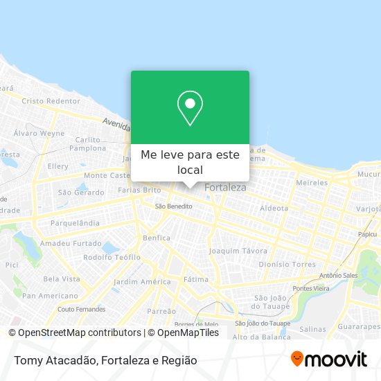 Tomy Atacadão mapa