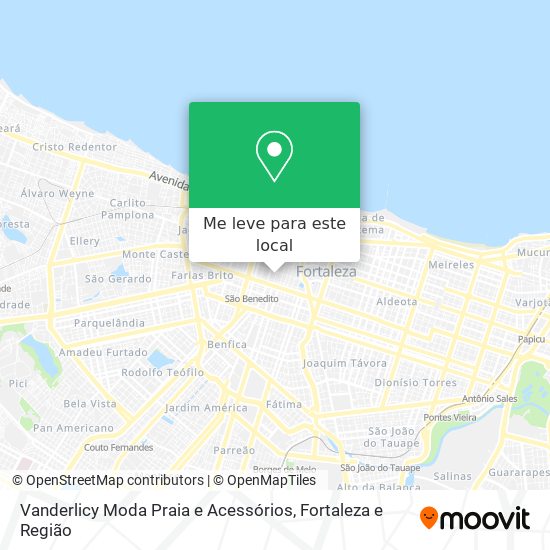 Vanderlicy Moda Praia e Acessórios mapa