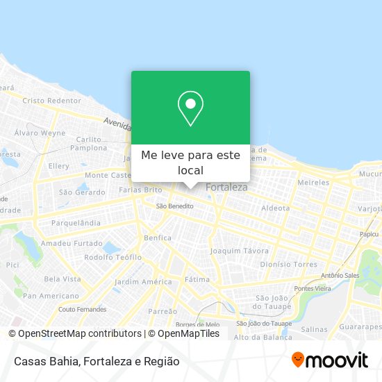Casas Bahia mapa