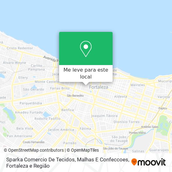 Sparka Comercio De Tecidos, Malhas E Confeccoes mapa