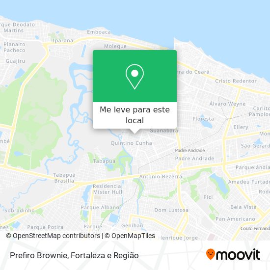 Prefiro Brownie mapa