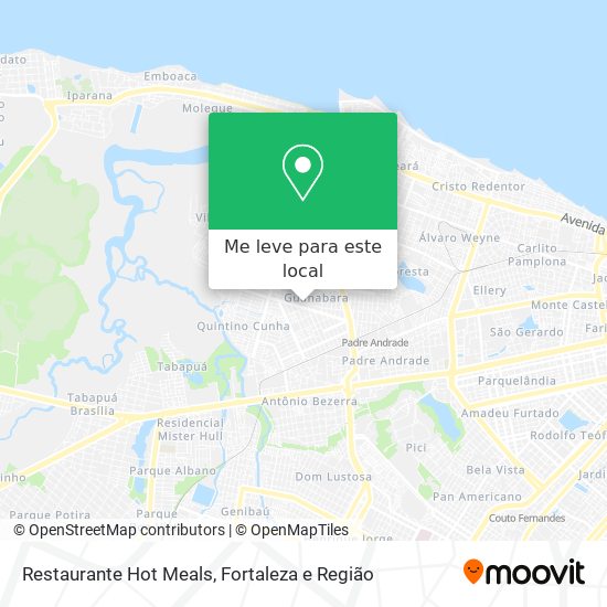 Restaurante Hot Meals mapa