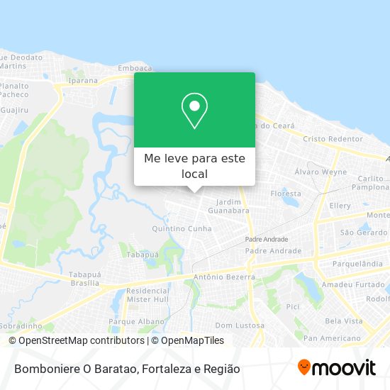 Bomboniere O Baratao mapa