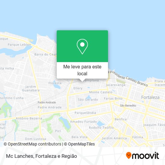 Mc Lanches mapa