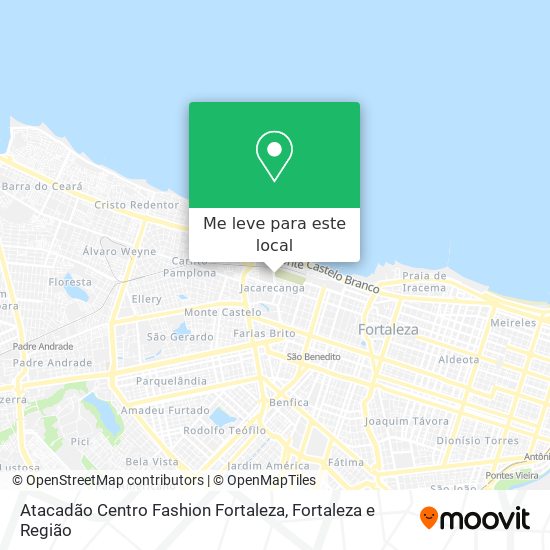 Atacadão Centro Fashion Fortaleza mapa