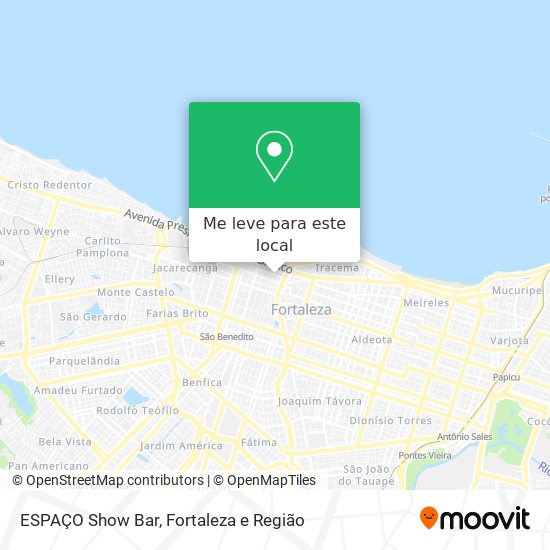 ESPAÇO Show Bar mapa