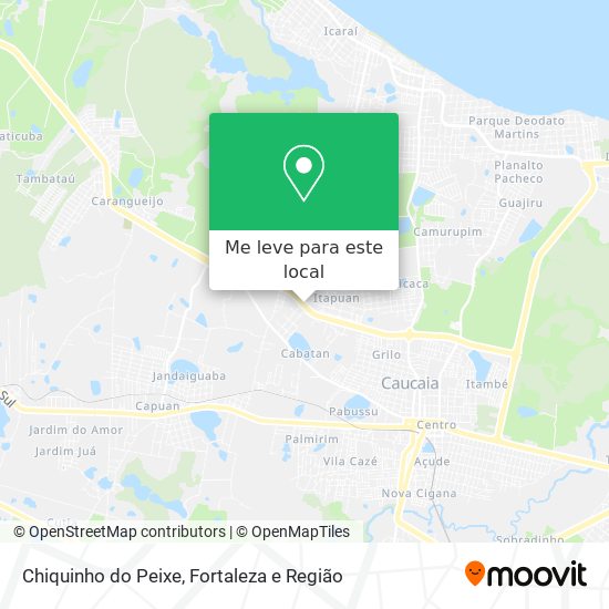 Chiquinho do Peixe mapa