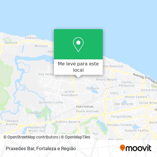 Praxedes Bar mapa
