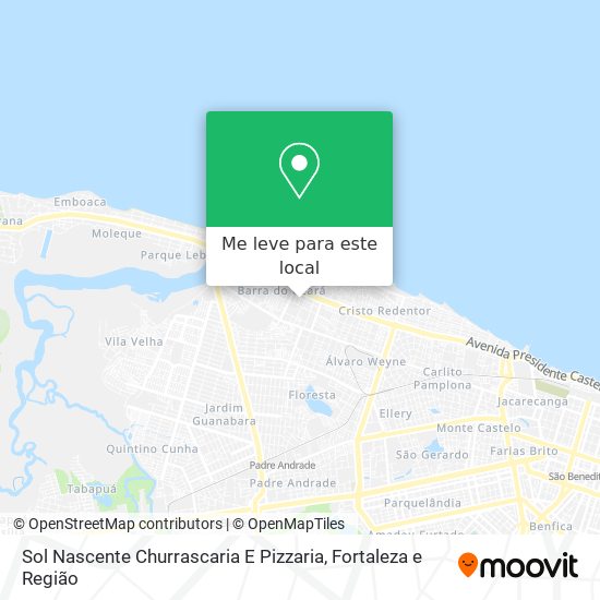 Sol Nascente Churrascaria E Pizzaria mapa