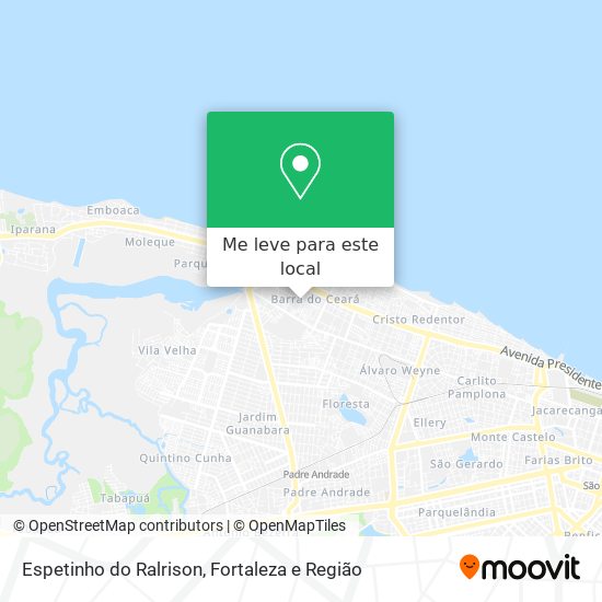 Espetinho do Ralrison mapa