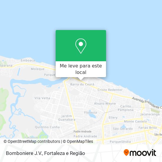 Bomboniere J.V. mapa