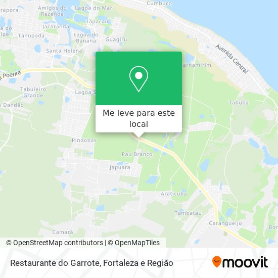 Restaurante do Garrote mapa