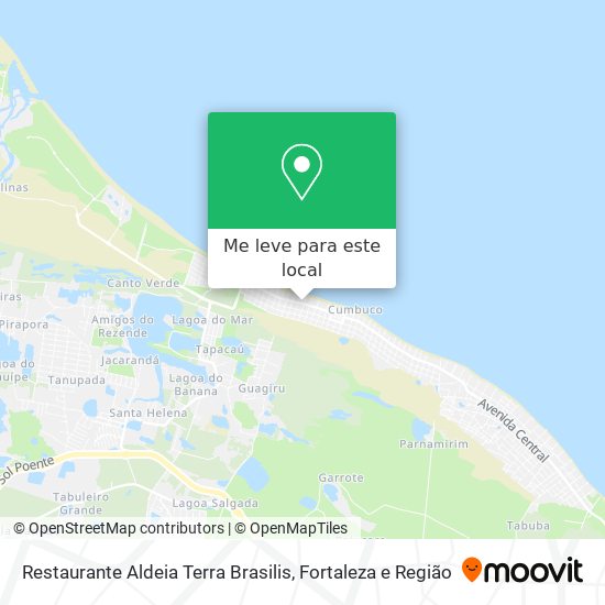Restaurante Aldeia Terra Brasilis mapa