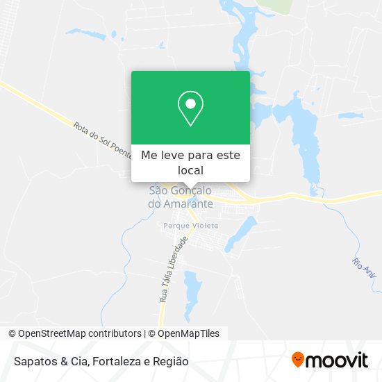Sapatos & Cia mapa