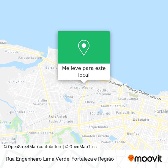 Rua Engenheiro Lima Verde mapa