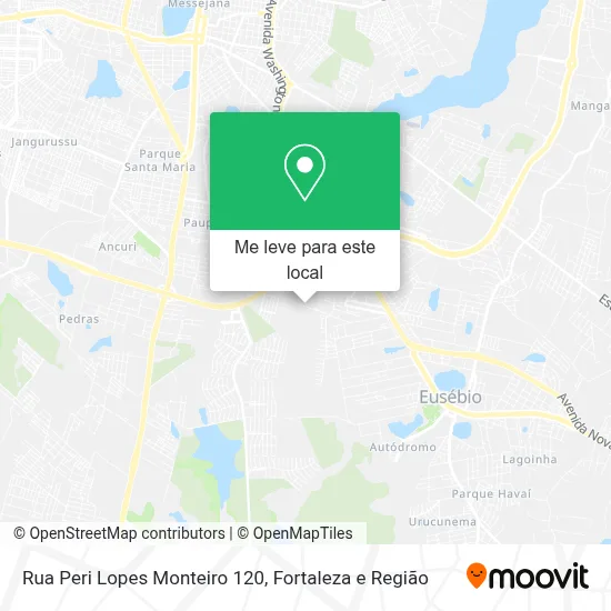 Rua Peri Lopes Monteiro 120 mapa