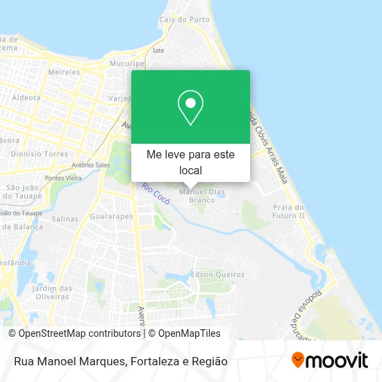 Rua Manoel Marques mapa