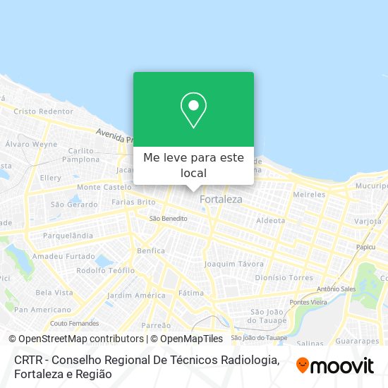 CRTR - Conselho Regional De Técnicos Radiologia mapa