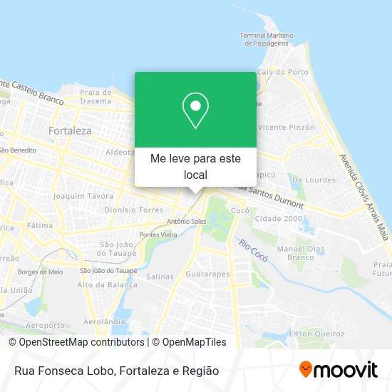 Rua Fonseca Lobo mapa