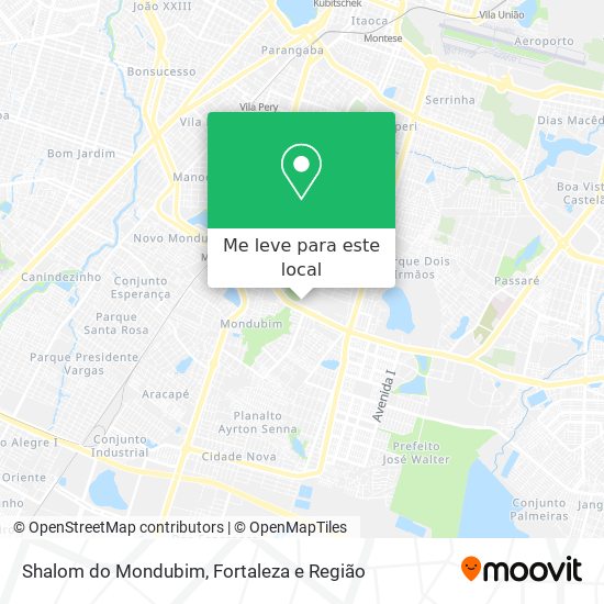 Shalom do Mondubim mapa