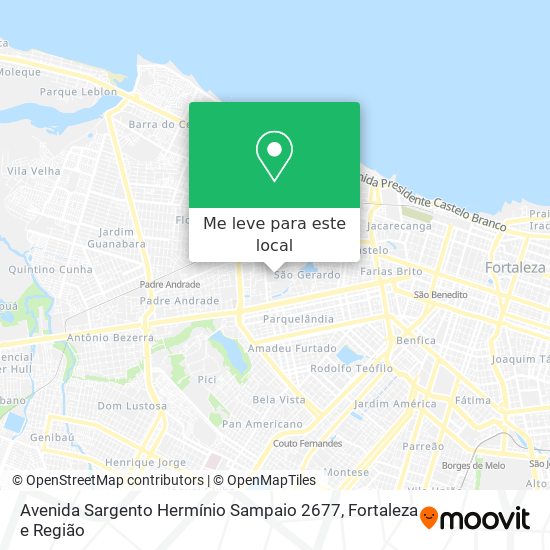 Avenida Sargento Hermínio Sampaio 2677 mapa