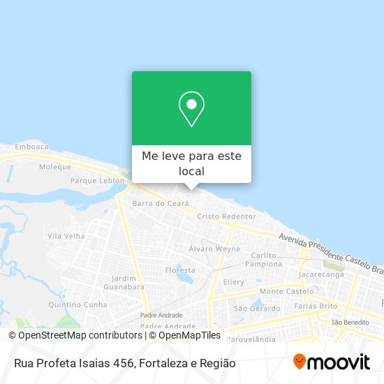 Rua Profeta Isaias 456 mapa