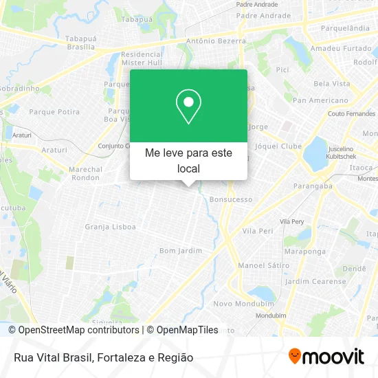 Rua Vital Brasil mapa