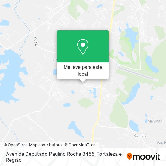 Avenida Deputado Paulino Rocha 3456 mapa